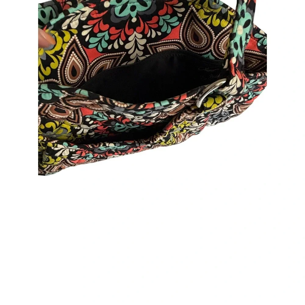 Vera Bradley Women's Mandy Sierra Quilted Paisley Shoulder Bag Handbag Purse